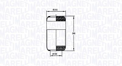 MAGNETI MARELLI Federbalg, Luftfederung