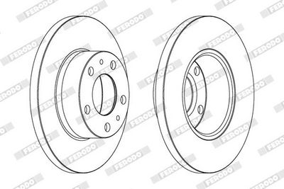 DISC FRANA FERODO DDF758 1