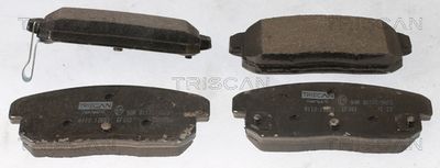 Комплект тормозных колодок, дисковый тормоз TRISCAN 8110 10551 для MAZDA RX-8