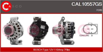 Генератор CASCO CAL10557GS для FORD RANGER