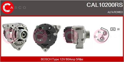 CASCO CAL10200RS Генератор  для ALFA ROMEO 145 (Альфа-ромео 145)