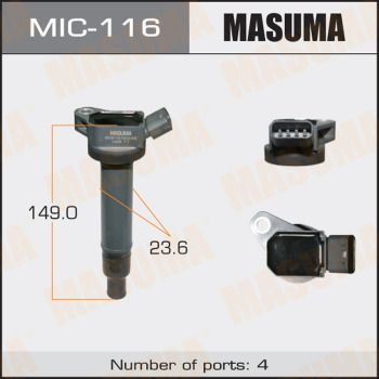 Катушка зажигания MASUMA MIC-116 для TOYOTA PROGRES