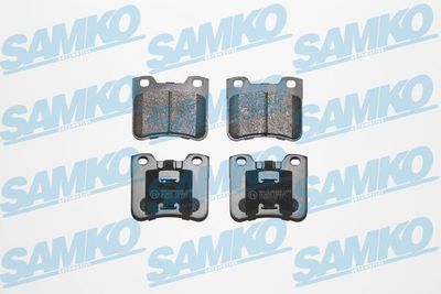 Комплект тормозных колодок, дисковый тормоз SAMKO 5SP643 для CITROËN AX