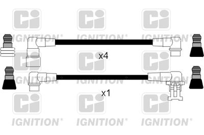 Комплект проводов зажигания QUINTON HAZELL XC1036 для VOLVO 480