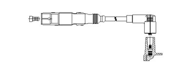Провод зажигания BREMI 104/86 для VW CORRADO