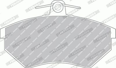 BREMSBELAGSATZ SCHEIBENBREMSE FERODO FDB774C 1