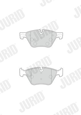 Brake Pad Set, disc brake 573364JC