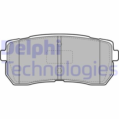 Комплект тормозных колодок, дисковый тормоз DELPHI LP2095 для HYUNDAI ix55