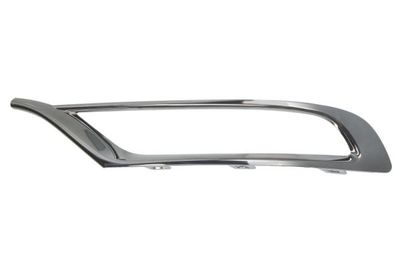 Halogeen frame Voor Links (plastic, zwart) past: CHRYSLER 300 C II 10.14-
