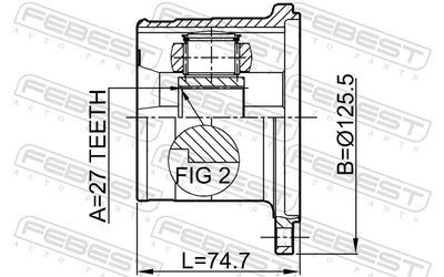 Joint Kit, drive shaft 0211-WD21