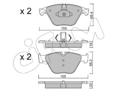 SET PLACUTE FRANA FRANA DISC CIFAM 8229180