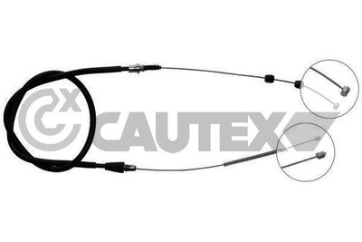 Тросик, cтояночный тормоз CAUTEX 762031 для OPEL FRONTERA