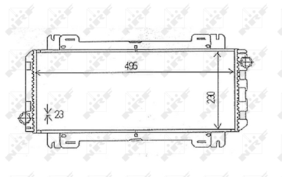 Радиатор, охлаждение двигателя WILMINK GROUP WG1722850 для FORD FIESTA