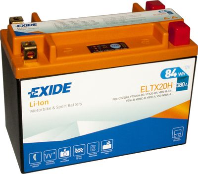 Стартерная аккумуляторная батарея EXIDE ELTX20H для HONDA VTX