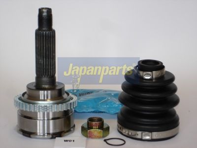 каре комплект, полуоска JAPANPARTS GI-W01