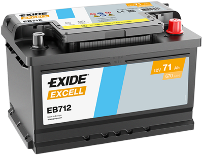 startovací baterie EXIDE EB712