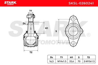 Шарнири STARK SKSL-0260241