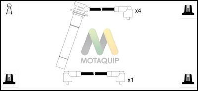 Комплект проводов зажигания MOTAQUIP LDRL1457 для VW SCIROCCO
