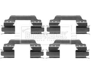 Комплектующие, колодки дискового тормоза BORG & BECK BBK1534 для MERCEDES-BENZ AMG