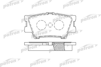 Комплект тормозных колодок, дисковый тормоз PATRON PBP1892 для LEXUS ES