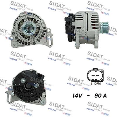 FISPA A12BH0528A2 Генератор  для VW (Фольксваген_)