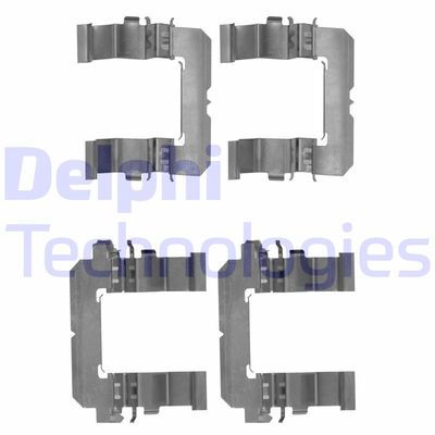 Комплектующие, колодки дискового тормоза DELPHI LX0498 для SUBARU TRIBECA