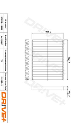 FILTER INNENRAUMLUFT DR!VE+ DP1110120183 5