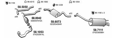 SISTEM DE ESAPAMENT ASSO ART3852