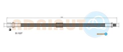 ADRIAUTO 33.1227 Тормозной шланг для OPEL COMMODORE B 2.5 GS ADRIAUTO 33.1227 Тормозной шланг для OPEL COMMODORE B 2.5 GS