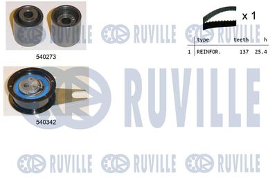 Комплект ремня ГРМ RUVILLE 550234 для VW VENTO