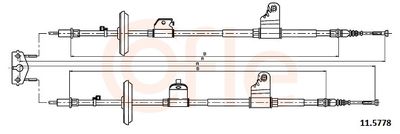 Cable Pull, parking brake 11.5778