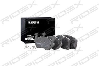 Комплект тормозных колодок, дисковый тормоз RIDEX 402B0666 для TOYOTA STARLET