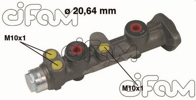 Главный тормозной цилиндр CIFAM 202-067 для FIAT ARGENTA