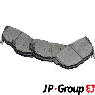 Комплект тормозных колодок, дисковый тормоз JP GROUP 4063700110 для JAC J5