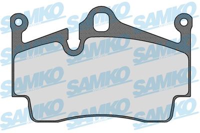 Комплект тормозных колодок, дисковый тормоз SAMKO 5SP1583 для PORSCHE CAYMAN