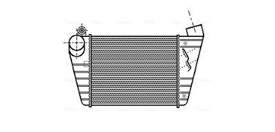 AVA QUALITY COOLING Intercooler, inlaatluchtkoeler (AI4172)