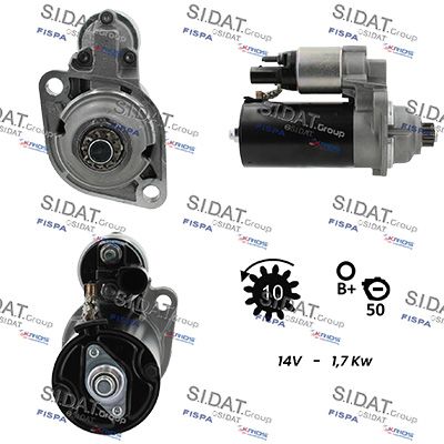 стартер SIDAT S12BH0907