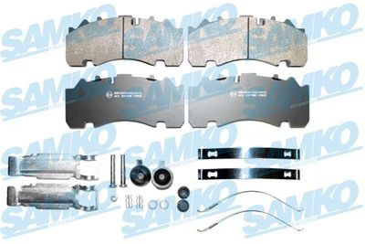 Brake pad set, disc brake