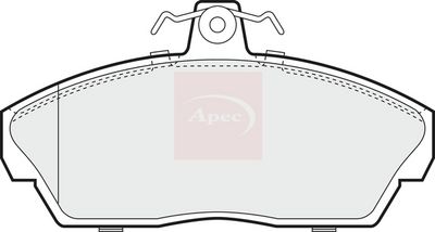 APEC Brake Pad Set, disc brake PAD1019