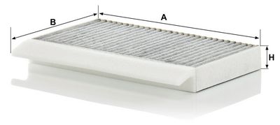 FILTRU AER HABITACLU MANN-FILTER CUK270212 1