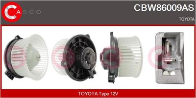 Вентилятор салона CASCO CBW86009AS для TOYOTA COROLLA