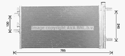 AVA QUALITY COOLING BW5606D Радиатор кондиционера  для BMW X2 (Бмв X2)