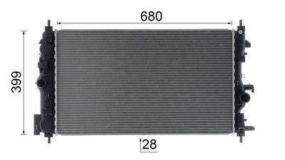 RADIATOR RACIRE MOTOR MAHLE CR1782000P 10