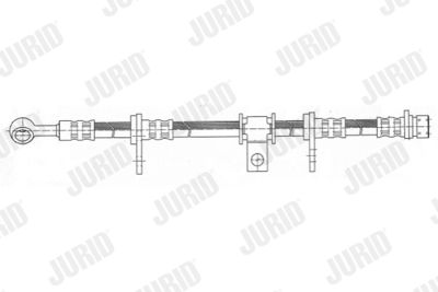 Тормозной шланг JURID 172676J для ROVER 400