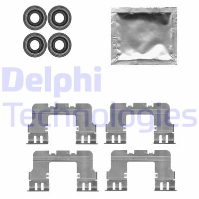 Комплектующие, колодки дискового тормоза DELPHI LX0617 для CHRYSLER 300C