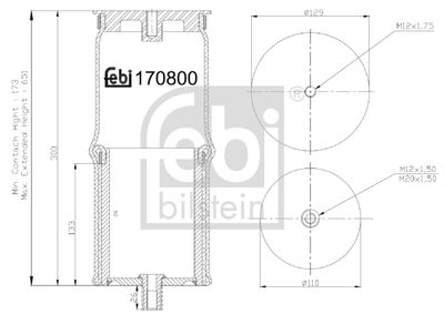 FEBI BILSTEIN Federbalg, Luftfederung