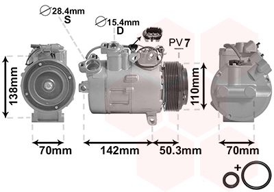 COMPRESOR CLIMATIZARE VAN WEZEL 0600K428