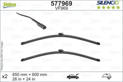 Pióro wycieraczki VALEO 577969