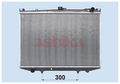 радиатор, охлаждане на двигателя ASHIKA RDA213045