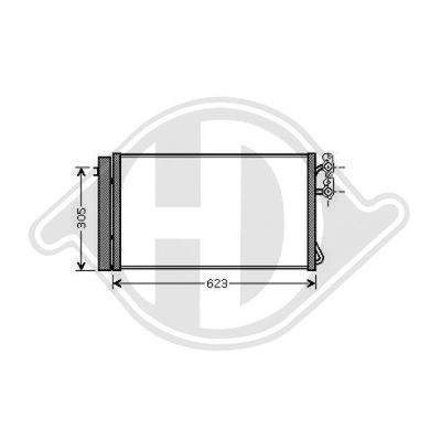 CONDENSATOR CLIMATIZARE DIEDERICHS DCC1569